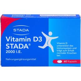 VITAMIN D3 STADA 2000 I.E. Kapseln 60 St. (14,4 g)