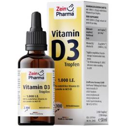 VITAMIN D3 TROPFEN 1.000 I.E. 2100 Tro.ZeinPharma 50 ml