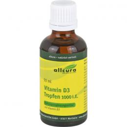 VITAMIN D3 TROPFEN 1000 I.E. 50 ml