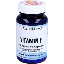 VITAMIN E 15 mg GPH Kapseln 30 St. (8 g)