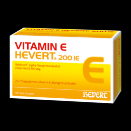 VITAMIN E HEVERT 200 I.E. Weichkapseln 100 St