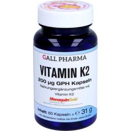 VITAMIN K2 200 µg GPH Kapseln 60 St. (31 g)