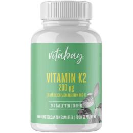 VITAMIN K2 200 µg MK-7 vegan Tabletten 240 St.