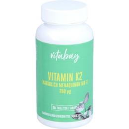 VITAMIN K2 200 µg MK-7 vegan Tabletten Jahrespack. 365 St.