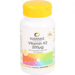 VITAMIN K2 200 µg Tabletten 100 St.