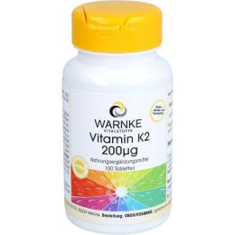 VITAMIN K2 200 µg Tabletten 100 St. (35 g)
