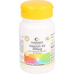 VITAMIN K2 200 µg Tabletten 60 St. (21 g)
