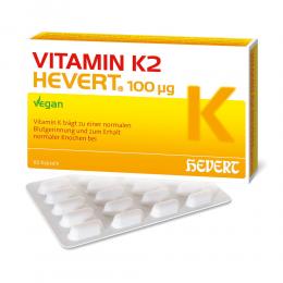 Ein aktuelles Angebot für VITAMIN K2 HEVERT 100 µg Kapseln 60 St Kapseln Multivitamine & Mineralstoffe - jetzt kaufen, Marke Hevert-Arzneimittel Gmbh & Co. Kg.