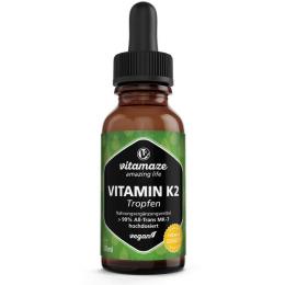 VITAMIN K2 MK7 Tropfen hochdosiert vegan 50 ml