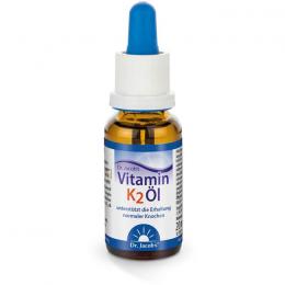 VITAMIN K2 ÖL Vit.K als MK7 Dr.Jacob's Tro.z.Einn. 20 ml