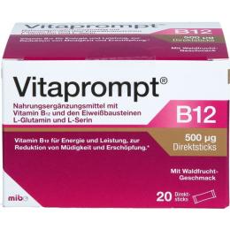VITAPROMPT B12 500 µg Direktsticks 20 St. (20 g)