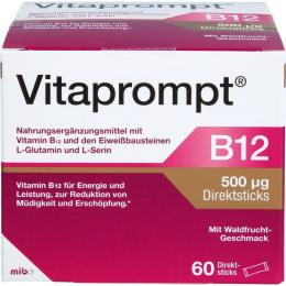 VITAPROMPT B12 500 µg Direktsticks 60 St. (60 g)