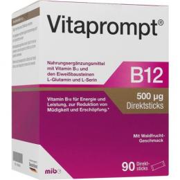 VITAPROMPT B12 500 µg Direktsticks 90 St. (90 g)