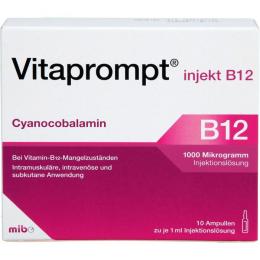 VITAPROMPT injekt B12 1000 µg Injektionslösung 10 ml