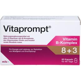 VITAPROMPT Vitamin B-Komplex 8+3 Kapseln 60 St.