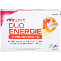 VITASPRINT Duo Energie Tabletten 20 St. (19 g)