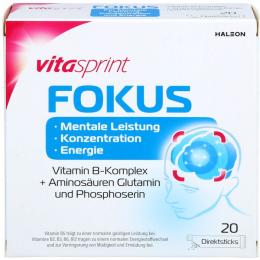 VITASPRINT Fokus Direktsticks 20 St. (50 g)