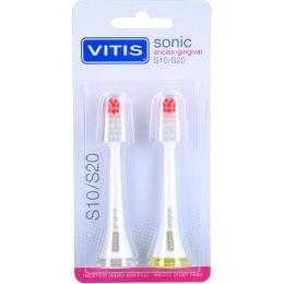 VITIS sonic Ersatzkopfbürsten gingival 2 St.