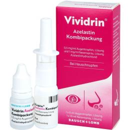 VIVIDRIN Azelastin Kombi.0,5 mg/ml ATR+1 mg/ml NAS 1 P