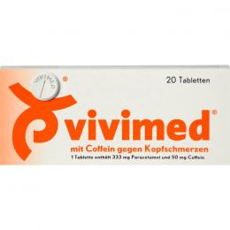 VIVIMED mit Coffein gegen Kopfschmerzen Tabletten 20 St.