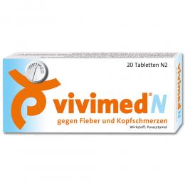 Vivimed N gegen Fieber und Kopfschmerzen 20 St Tabletten