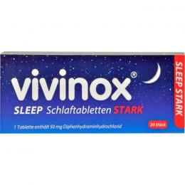 VIVINOX Sleep Schlaftabletten stark 20 St.
