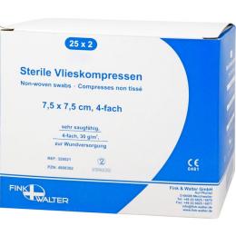 VLIESKOMPRESSEN steril 7,5x7,5 cm 4fach 50 St.