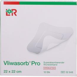 VLIWASORB Pro superabsorb.Komp.steril 22x22 cm 10 St.