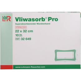 VLIWASORB Pro superabsorb.Komp.steril 22x32 cm 10 St.
