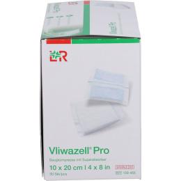 VLIWAZELL Pro superabsorb.Kompr.steril 10x20 cm 30 St.