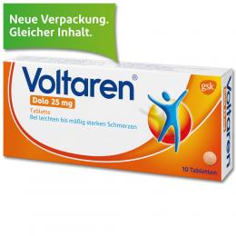 VOLTAREN Dolo 25 mg überzogene Tabletten 10 St Überzogene Tabletten