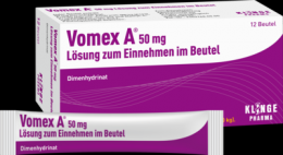 VOMEX A 50 mg Lsg.z.Einnehmen im Beutel 12 St