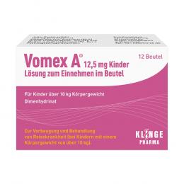 Vomex A® Lösung 12,5 mg Kinder Lösung zum Einnehmen 12 St Lösung zum Einnehmen