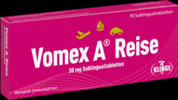 VOMEX A Reise 50 mg Sublingualtabletten 10 St