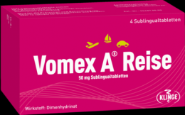 VOMEX A Reise 50 mg Sublingualtabletten 4 St