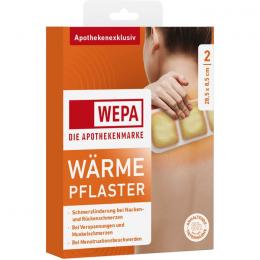 WÄRMEPFLASTER Nacken/Rücken 8,5x28,5 cm WEPA 2 St.