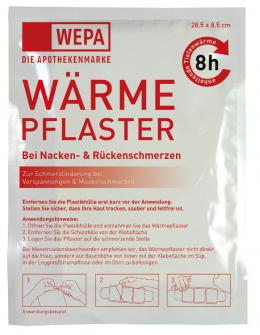 WÄRMEPFLASTER Nacken/Rücken 8,5x28,5 cm WEPA 2 St Kompressen