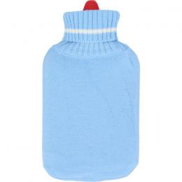 WÄRMFLASCHE Gummi 2 l m.Rollkragenpullover Bezug 1 St.