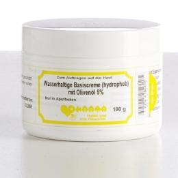WASSERHALTIGE Basiscreme hydrophob m.5% Olivenl 100 g