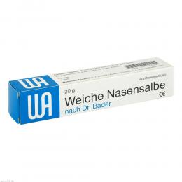 WEICHE NASENSALBE n. Dr. Bader 20 g Nasensalbe