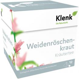 Ein aktuelles Angebot für WEIDENRÖSCHEN KLEINBLÜTIG Tee Pyramidenbeutel 12 X 2.5 g Tee Nahrungsergänzungsmittel - jetzt kaufen, Marke Heinrich Klenk GmbH & Co. KG.
