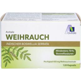 WEIHRAUCH 450 mg Boswellia Serrata Kapseln 120 St. (72 g)