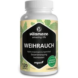 WEIHRAUCH 900 mg hochdosiert vegan Kapseln 120 St. (66 g)