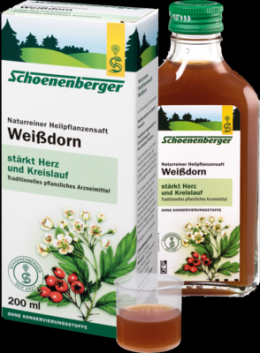 WEISSDORN SAFT Schoenenberger 200 ml