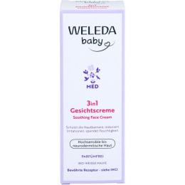 WELEDA baby 3in1 Gesichtscreme weiße Malve 50 ml