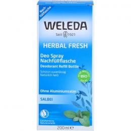 WELEDA Herbal Fresh Deo Spray Salbei Nachfüllfla. 200 ml