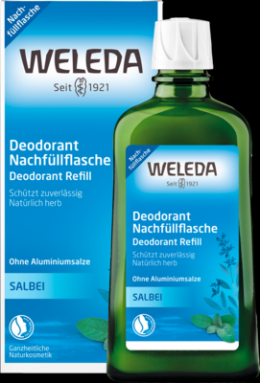 WELEDA Salbei Deodorant Nachfll-Flasche 200 ml