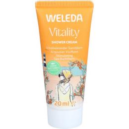 WELEDA Vitality Shower Cream Sanddorn vitalisier. 20 ml