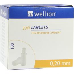 WELLION Lancets 33 G 100 St Lanzetten