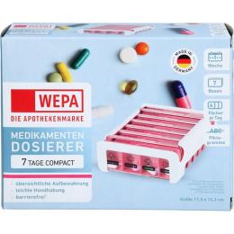 WEPA 7 Tage Compact Wochenmagazin weiß/pink 1 St.